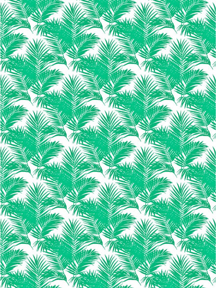 Texture Decopatch papier Palmbladeren groen hotfoil