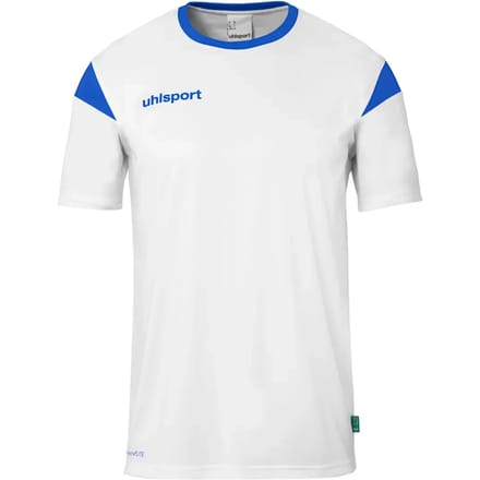Uhlsport Squad 27 Shirt Korte Mouw Heren - Wit / Royal | Maat: M