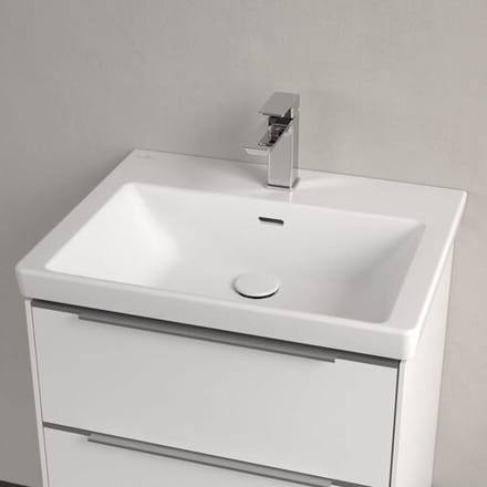 Villeroy & Boch Subway 3.0 cabinet washbasin 60 cm, with 1 tap hole, with overflow 4A706001