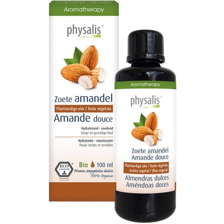 Physalis® Zoete Amandel Plantaardige Olie Bio 100 Etherische olie