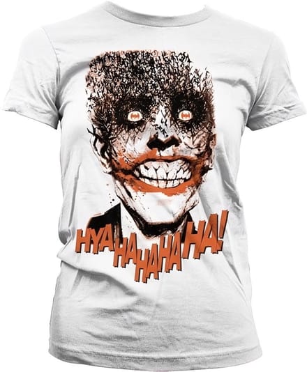 DC Comics Batman Dames Tshirt -M- Joker HyaHaHaHa Wit