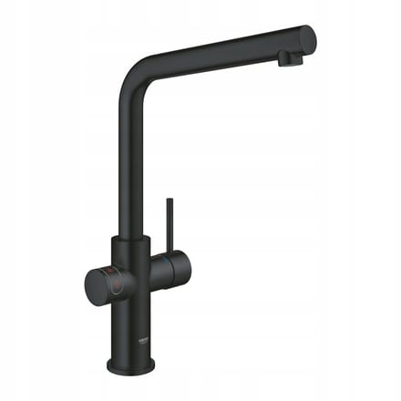 Grohe Red Duo Keukenmengkraan L-uitloop Zwart 30327KS1