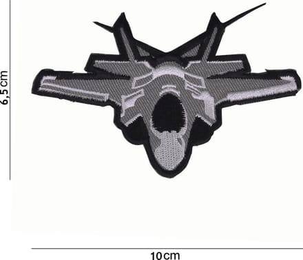 Embleem stof F-35 Fighter Jet