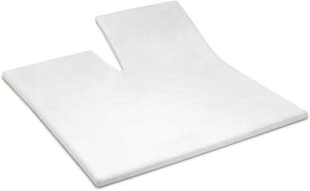 YOON molton katoen enkele split Wit - 140x200 cm - 100% katoen - topmatras