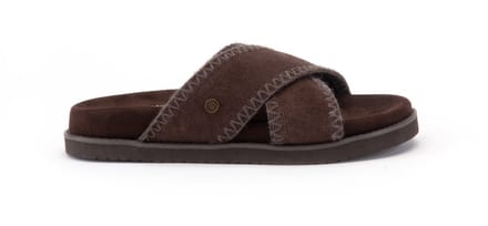 Warmbat Nyah Suede Dames Sandalen - Choco