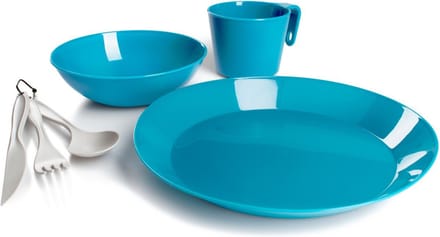Cascandian 1 persoon tafel set sky blauw