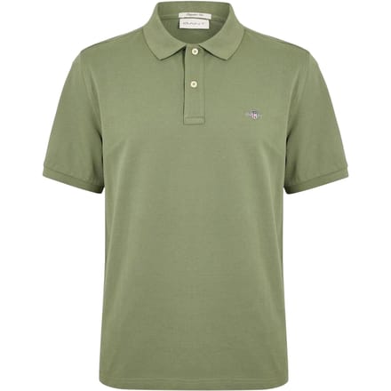 Gant Tipping SS Pique Rugger Polo Heren - Maat M