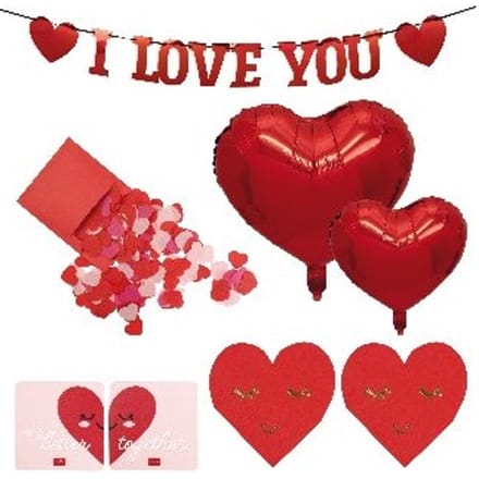 Legami valentijnsdag decoratie kit - love is in the air