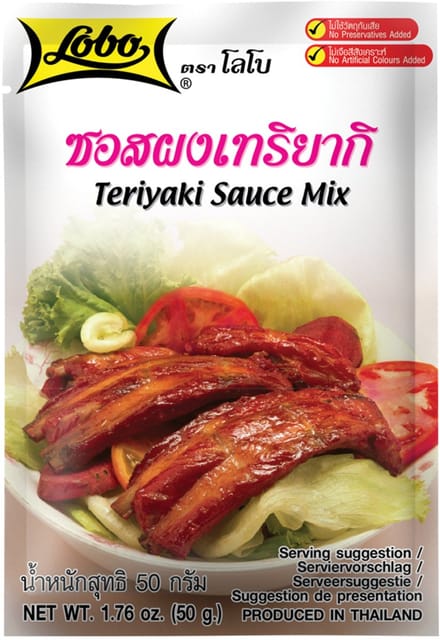 Lobo Teriyaki Spareribs Sausmix 12 x 50 g