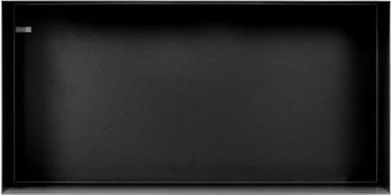 Looox Colour BoX inbouwnis - 60x30x10cm - RVS Zwart mat