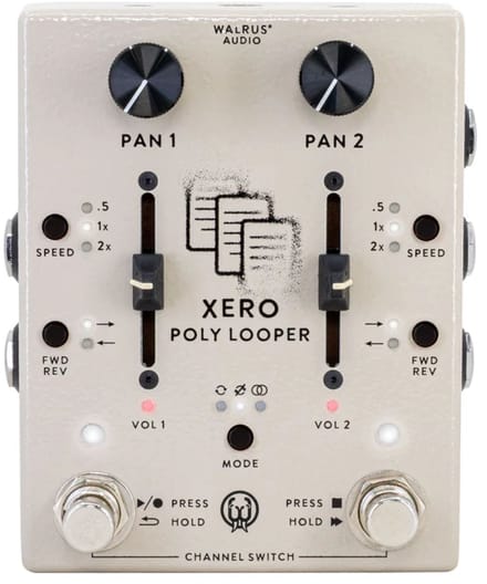 Walrus Audio Xero Polylooper Cream - Loop station - Wit