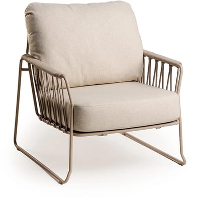 Tierra Outdoor Rivera Loungestoel - Champagne