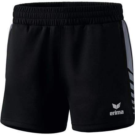 Erima Six Wings Worker Short Dames - Slate Grey / Zwart | Maat: 42