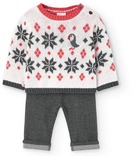 Boboli Knit Set Met Lange Mouwen Veelkleurig 3 Months Jongen