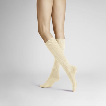 Hudson WINTER PLAIT Dames Kniekousen - Biber-mel. - Maat 39-42