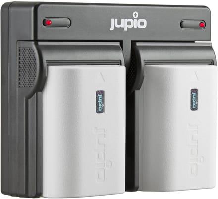 Jupio Value Pack: 2x Battery LP-E6NH *ULTRA* 2600mAh + USB Dual Charger