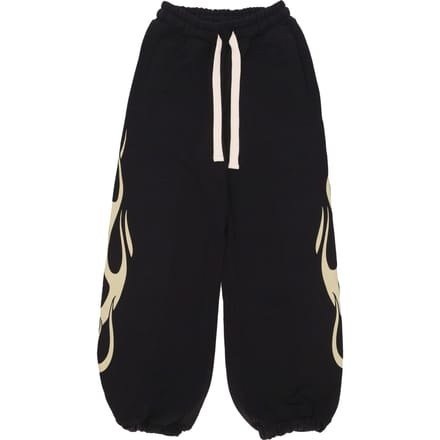 Dames lichtgewicht trainingsbroek Flames Pants Zwart/gebroken wit