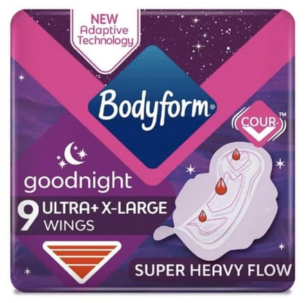 Ultra Goodnight Extra Grote Maandverband met Vleugels - 27 Pads (3 x 9)