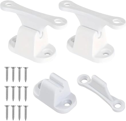 Deurstopper Set - Caravan Accessoires - Bescherming Deur - T-Vorm Ontwerp - 3 Stuks - Wit