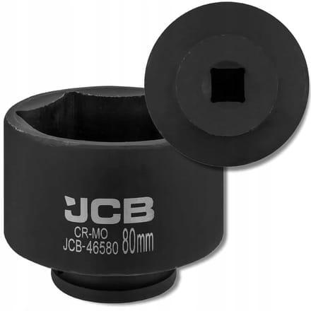 JCB CrMo Serie - Slagmoersleutel - 80mm - 6-kant - 3/4" Mocowanie
