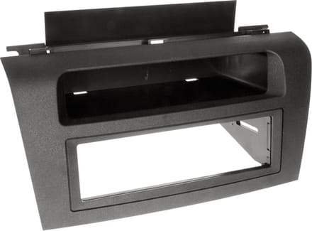 1-DIN Paneel geschikt voor met aflegbakje. Mazda 3 (BK) 2003-2009 Kleur: Zwart