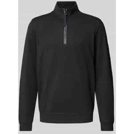 Sweatshirt met opstaande kraag, model 'SELANIK'