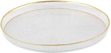 BRICARD REXY BORDEN SET | 21 CM TRANSPARANT-GOUD 6-DELIG