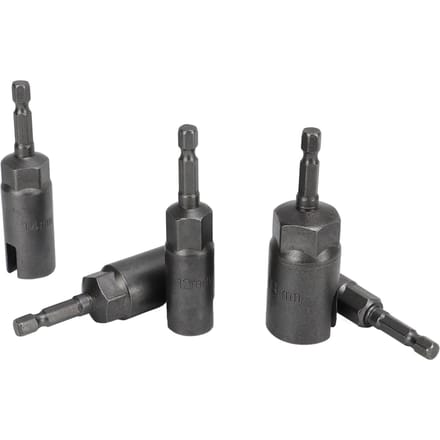 5 Stuks 1 4inch Zeskant Schacht Power Vleugelmoer Driver Sleuf Vleugelmoer Boorhuls Sleutel voor Elektrische Handboormachine