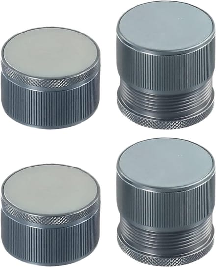 Verstelbare meubels liften set van aluminiumlegering bed risers voor extra ruimte (4 stuks grijs)