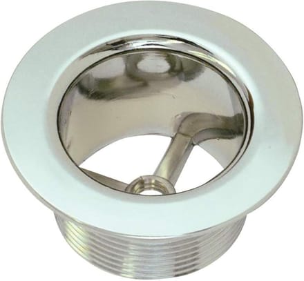 Badzeef Lichaam - Afvoerstop Zeef - Badkamer Afvoer - Zink Body Constructie - 3/8" x 1-3/8" - Verchroomd