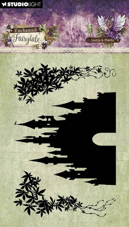 Clear stamp Castle and plants - Enchanted fairytale nr. 942