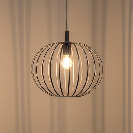 Argon Hanglamp Valor, antraciet, staal, Ø 40 cm