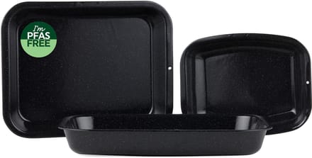 Russell Hobbs Romano 3-delige ovenschaalset - koolstofstaal