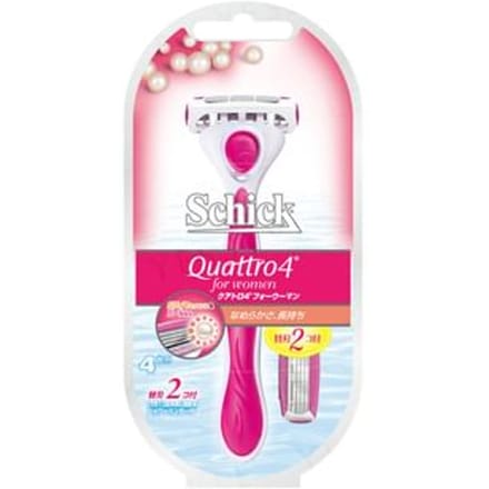 Schick Japan - Quattro 4 For Woman Razor 1 pc