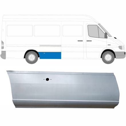 Reparatiepaneel achterspatbord voor Mercedes Sprinter 1995-2006 / Rechts