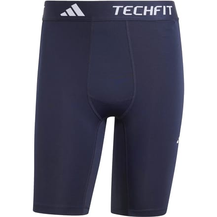 Adidas Techfit Compression Korte Leggings Blauw M / Regular Man
