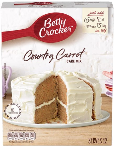 Betty Crocker Country Carrot Cake Mix 425g