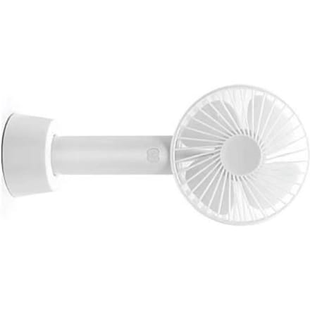 Handventilator Wit USB-oplaadbaar 3 Snelheden 1200mAh Batterij Krachtige Mini Draagbare Ventilator voor Thuis white