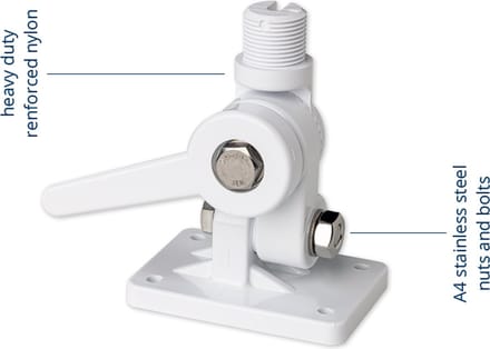 Scout KS7B 27mc bootantenne voor polyester - houten boten