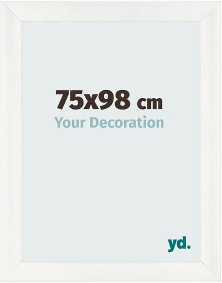 Your Decoration - Fotolijst 75x98 cm - MDF - Wit Geveegd - Pisa