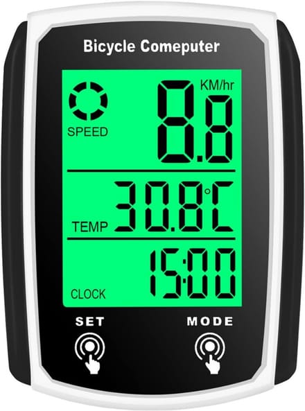 MKSS® Fietsmeter - Snelheidsmeter - Bedrade fietscomputer