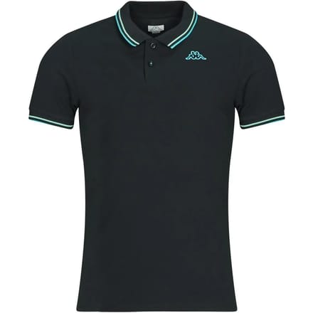 Kappa Ezio 2 Korte Mouw Poloshirt Zwart 4XL Man