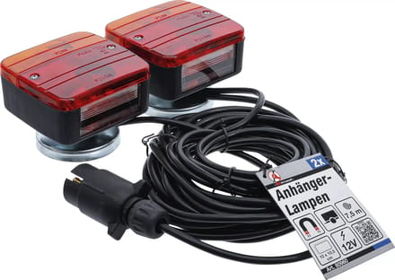 BGS Aanhanger achterlichtset magnetisch - 2 delig