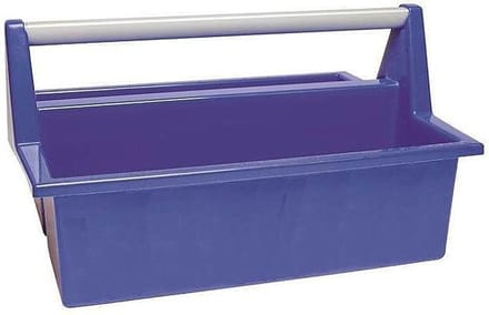 Gereedschapsbak met aluminium handvat, 396x294x212 mm