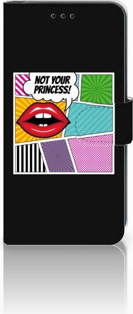 Book Case voor Xiaomi Mi A2 Lite Wallet Case met Pasjes Popart Princess