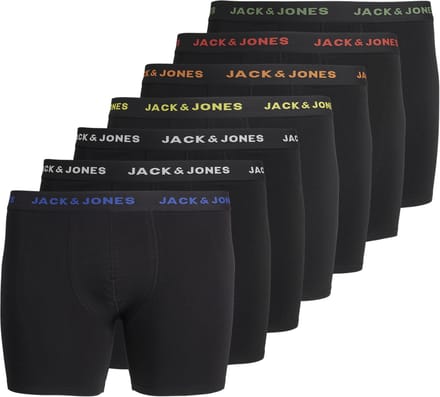 JACK & JONES- JACBASIC TRUNKS 7 PACK NOOS PLS - Heren - Trunks