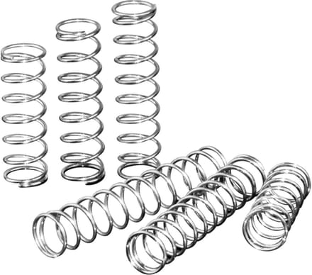 20x Drukveren RVS 304 Kleine Compressieveer Set Diverse Lengtes