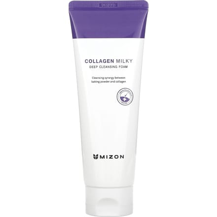 Mizon, Collagen Milky, Deep Cleansing Foam, 5.29 oz (150 g) white