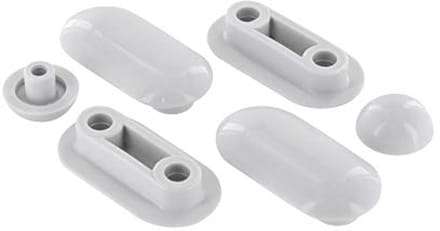 Toiletstoelbuffer - Zitting Buffer - Badkamer Veiligheid - Duurzaam Ontwerp - 4 x 2 cm - Wit
