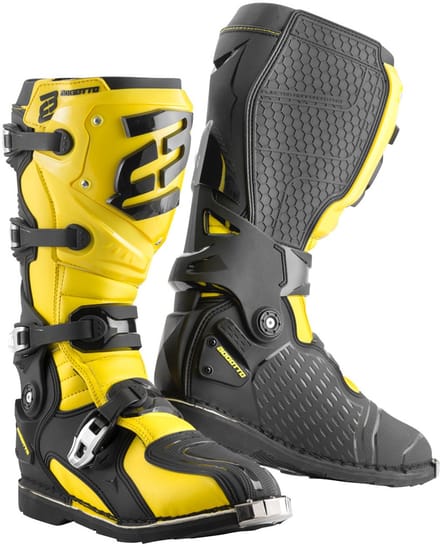 Bogotto MX-7 S Crosslaarzen Zwart Geel - Laars
